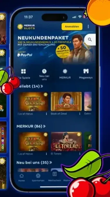 MERKUR Casino Screenshot